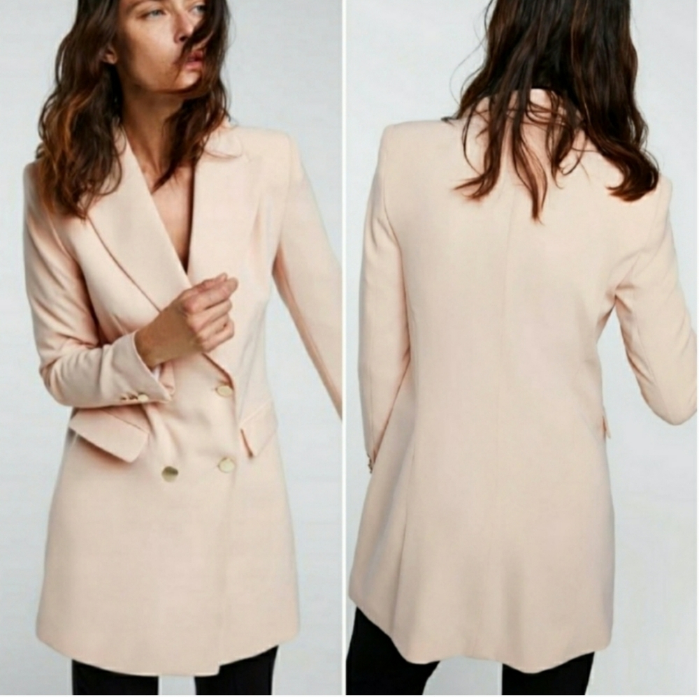 NWT Zara Frock Coat Jacket Size S